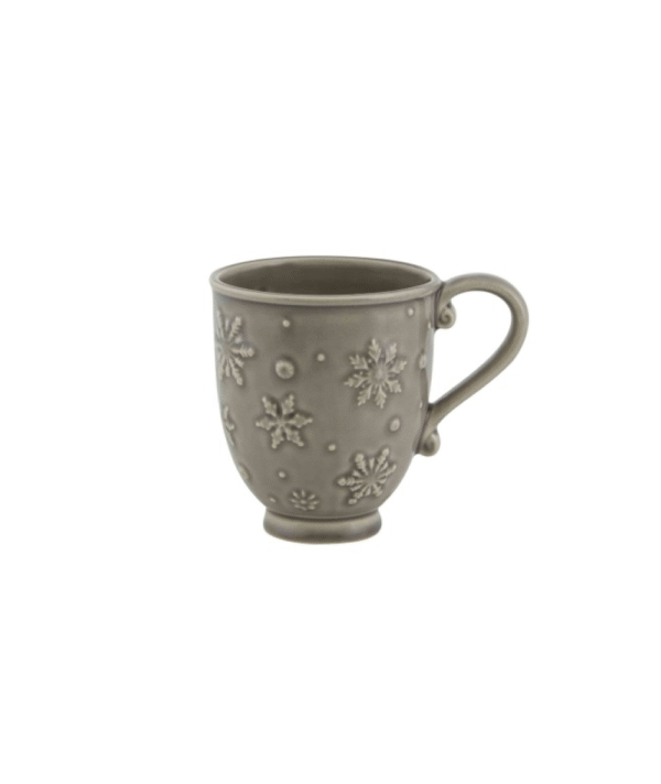 Snowflakes Mug Anthracite